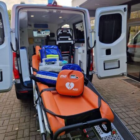 Ausstattung eines Krankentransportwagens