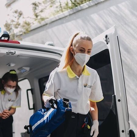 Infektionstransport mit Sauerstoff